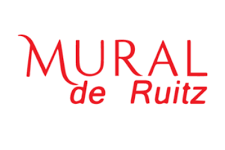 Mural de Ruitz logo in red on a white background