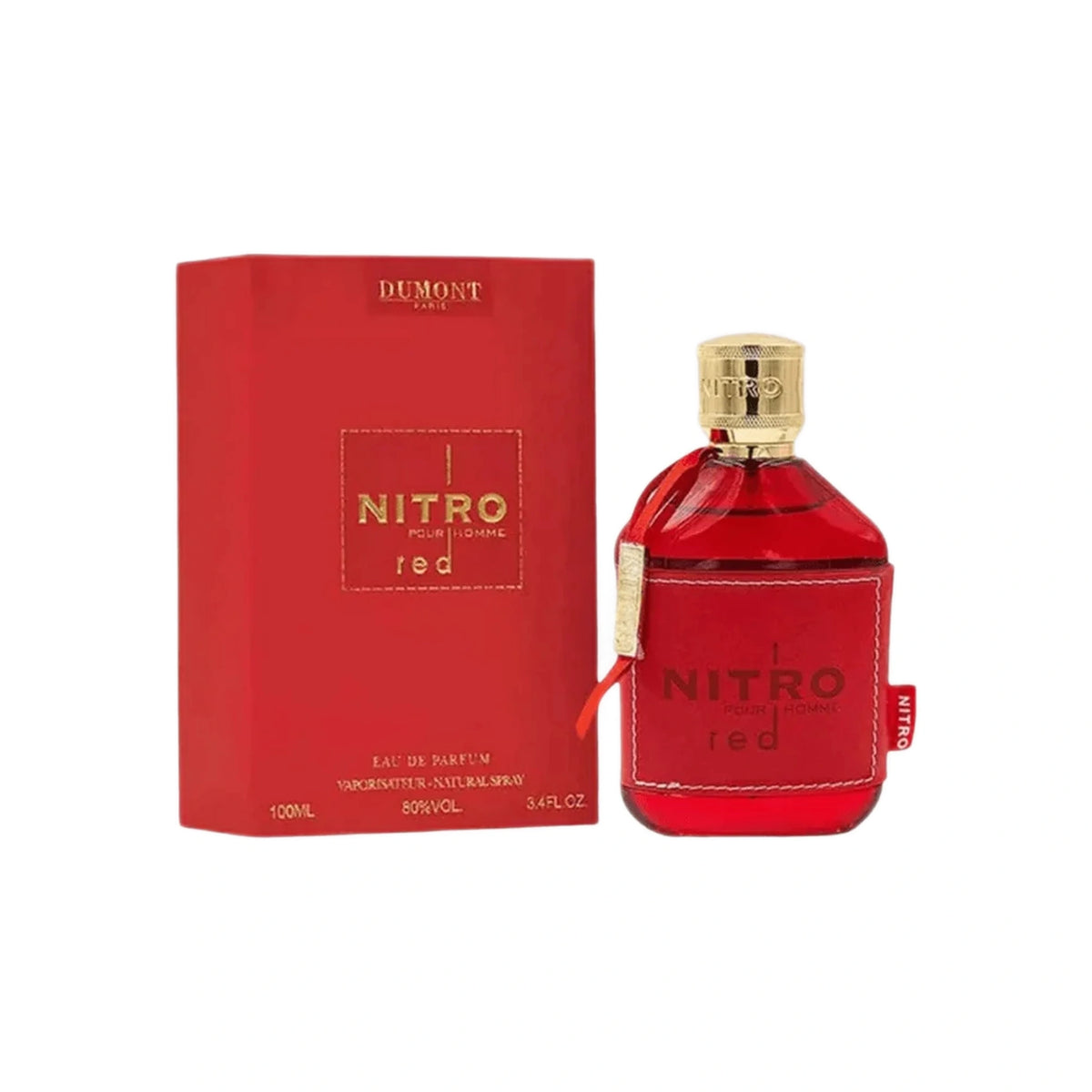 Dumont Nitro Red Hom Eau de Parfum 100ml bottle, alternate view 1
