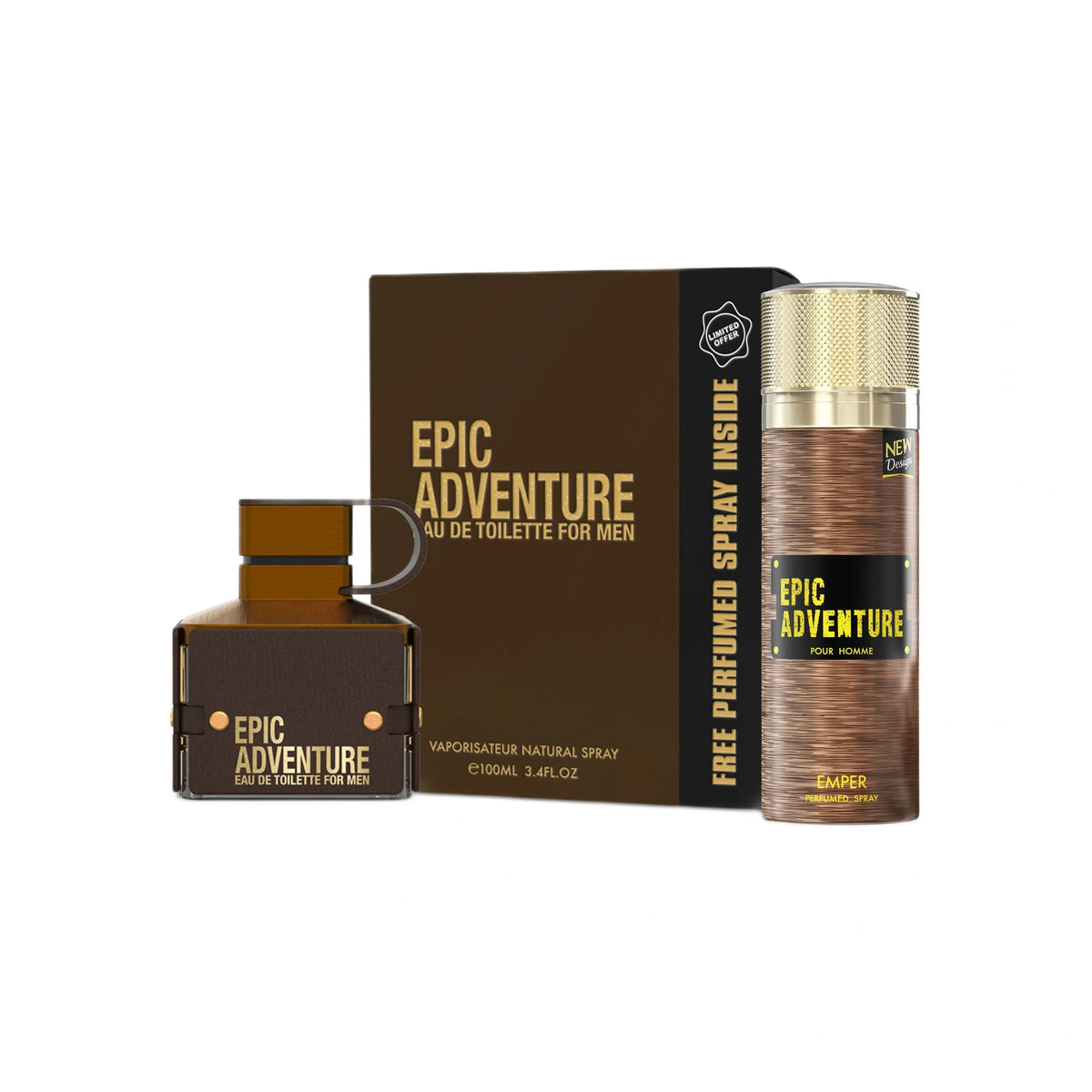 Epic Adventure Gift SET bottle, alternate view 1