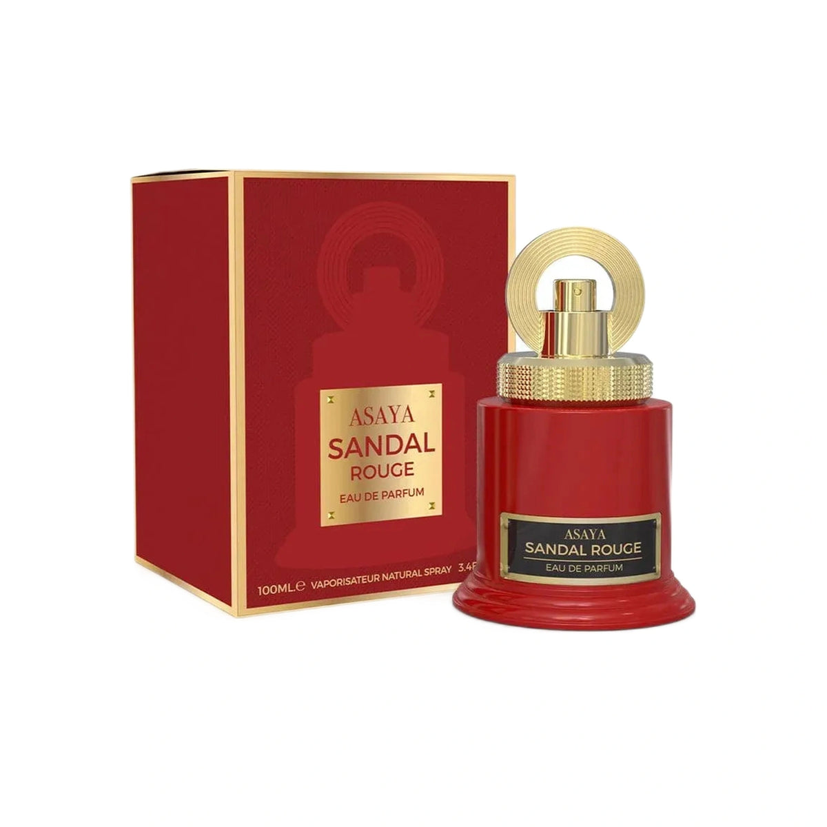 Emper Asaya Sandal Rouge Eau de Parfum 100ml bottle, alternate view 1