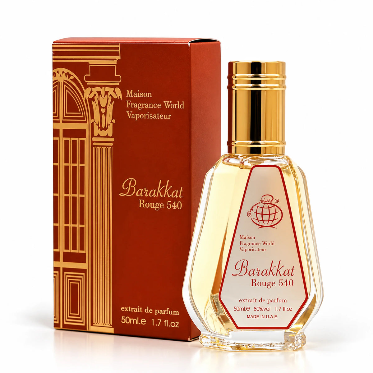 Barakkat Rouge 540 RED EDP 50ml bottle, alternate view 1
