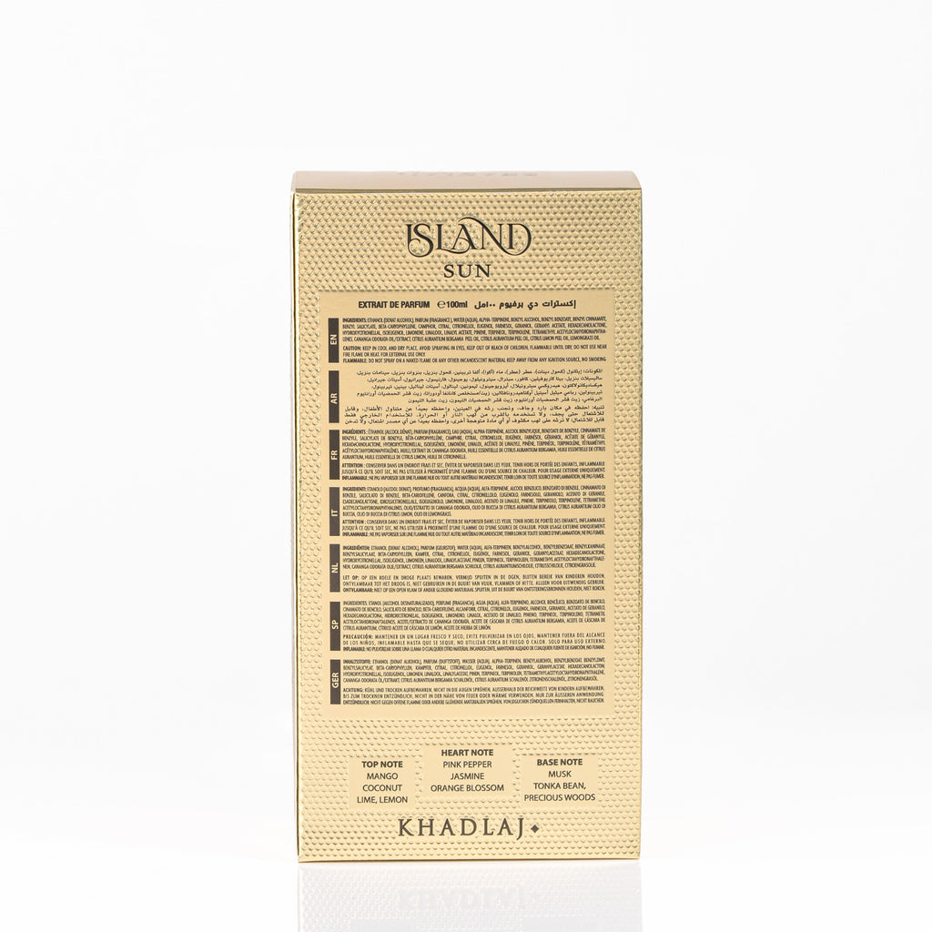 Khadlaj Island Sun Eau de Parfum 100ml bottle, alternate view 4