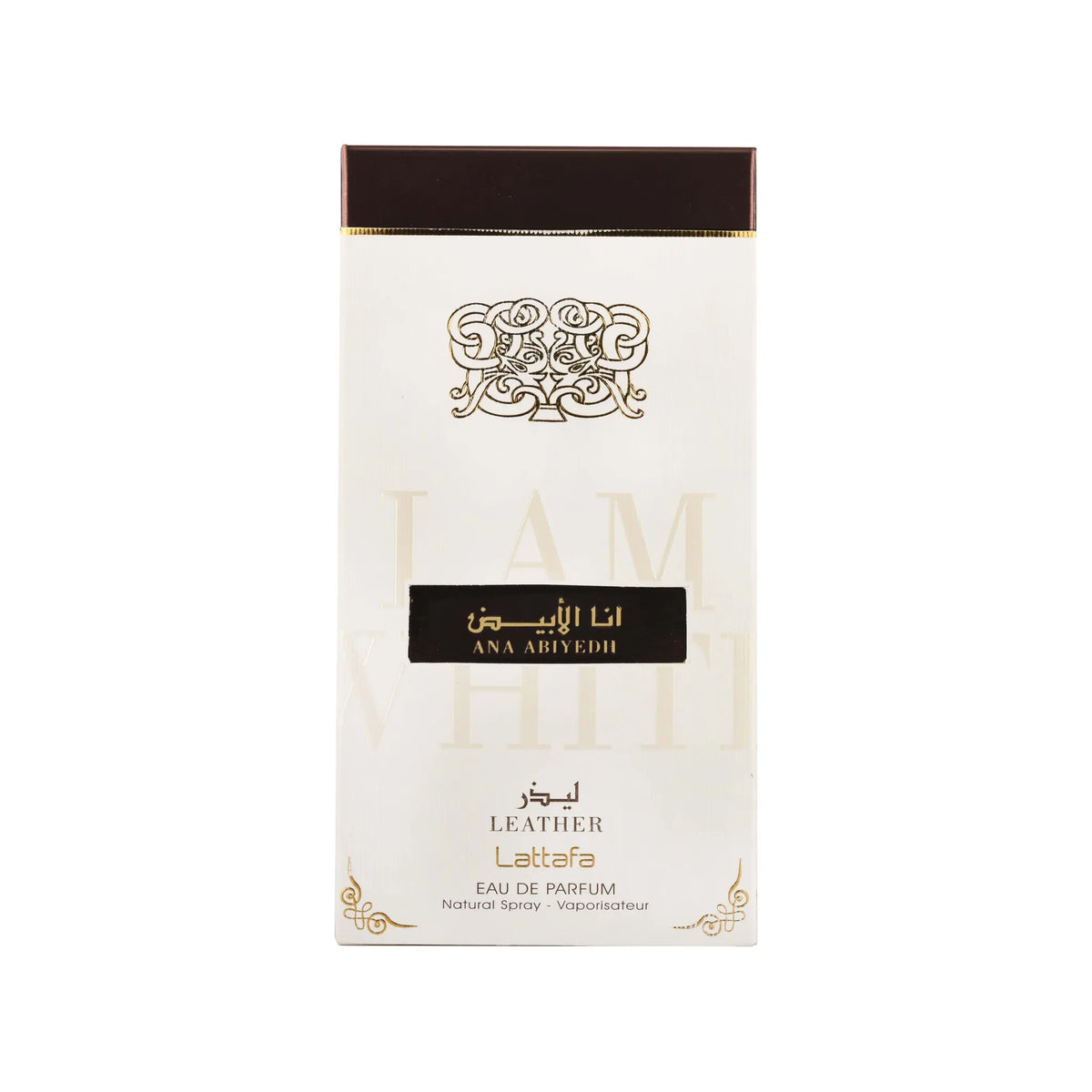 Lattafa Ana Abiyedh Leather Eau de Parfum 60ml bottle, alternate view 2