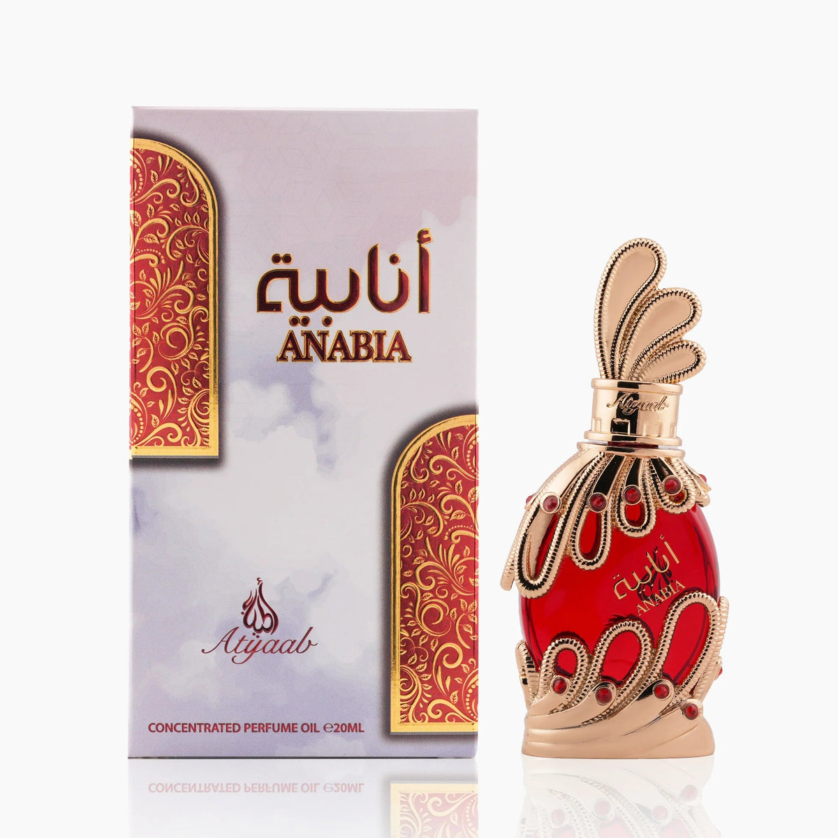 Khadlaj Anabia Red Perfume Oil 20ml bottle