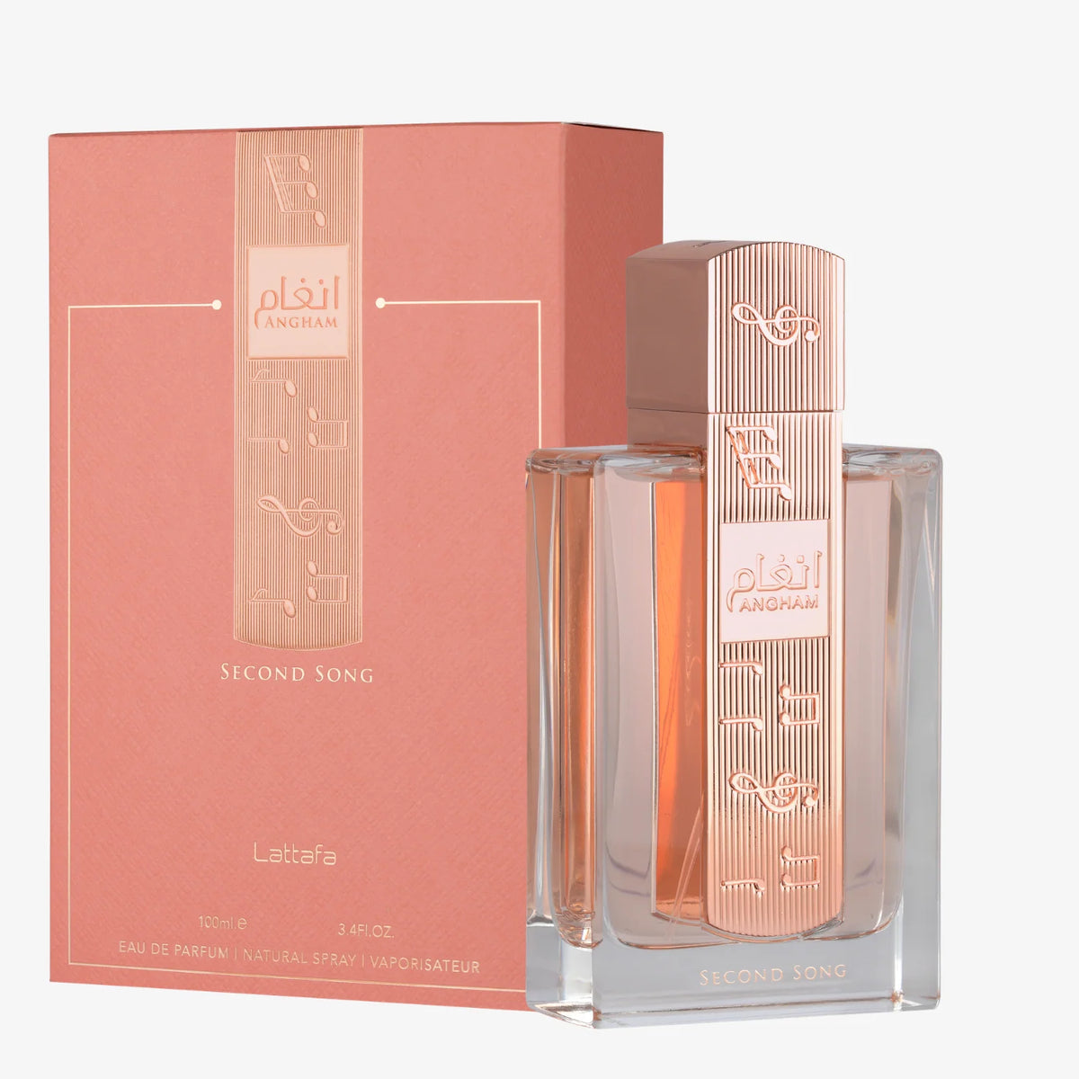 Lattafa Angham Second Song Eau de Parfum 100ml bottle