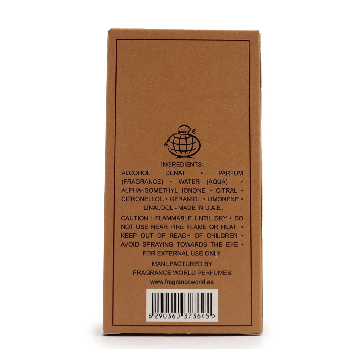 Aqua Pura by Fragrance World Eau de Parfum 50ml bottle, alternate view 2