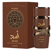 Lattafa Asad Bourbon Eau de Parfum 100ml bottle