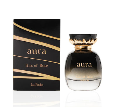 Khadlaj La Fede Aura Kiss of Rose Eau de Parfum 100ml bottle
