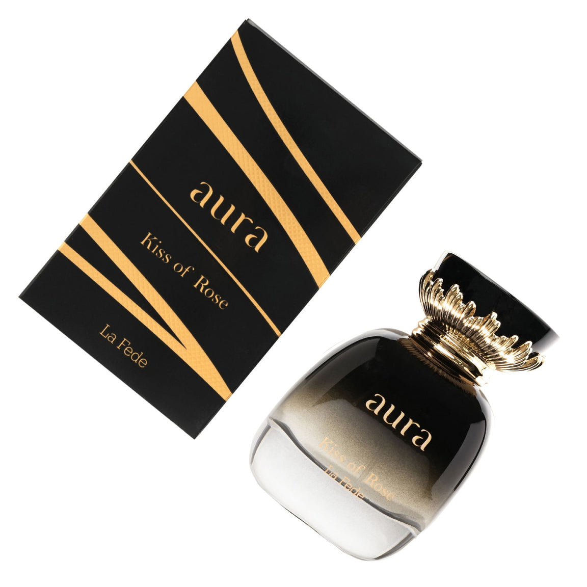 Khadlaj La Fede Aura Kiss of Rose Eau de Parfum 100ml bottle, alternate view 2