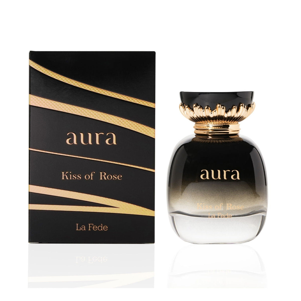Khadlaj La Fede Aura Kiss of Rose Eau de Parfum 100ml bottle, alternate view 3
