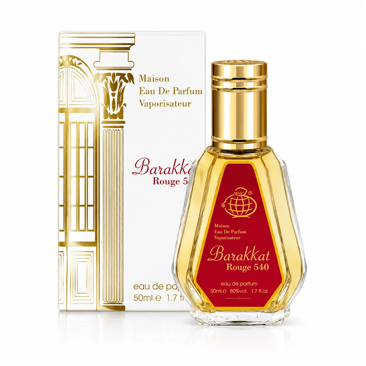 Barakkat Rouge 540 White EDP 50ml bottle, alternate view 1