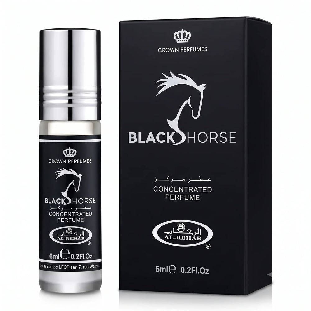 Black Horse Al Rehab Perfume Oil 6ml bottle