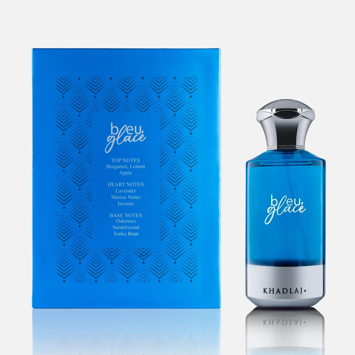 Khadlaj Bleu Glace Eau de Parfum 100ml bottle, alternate view 2