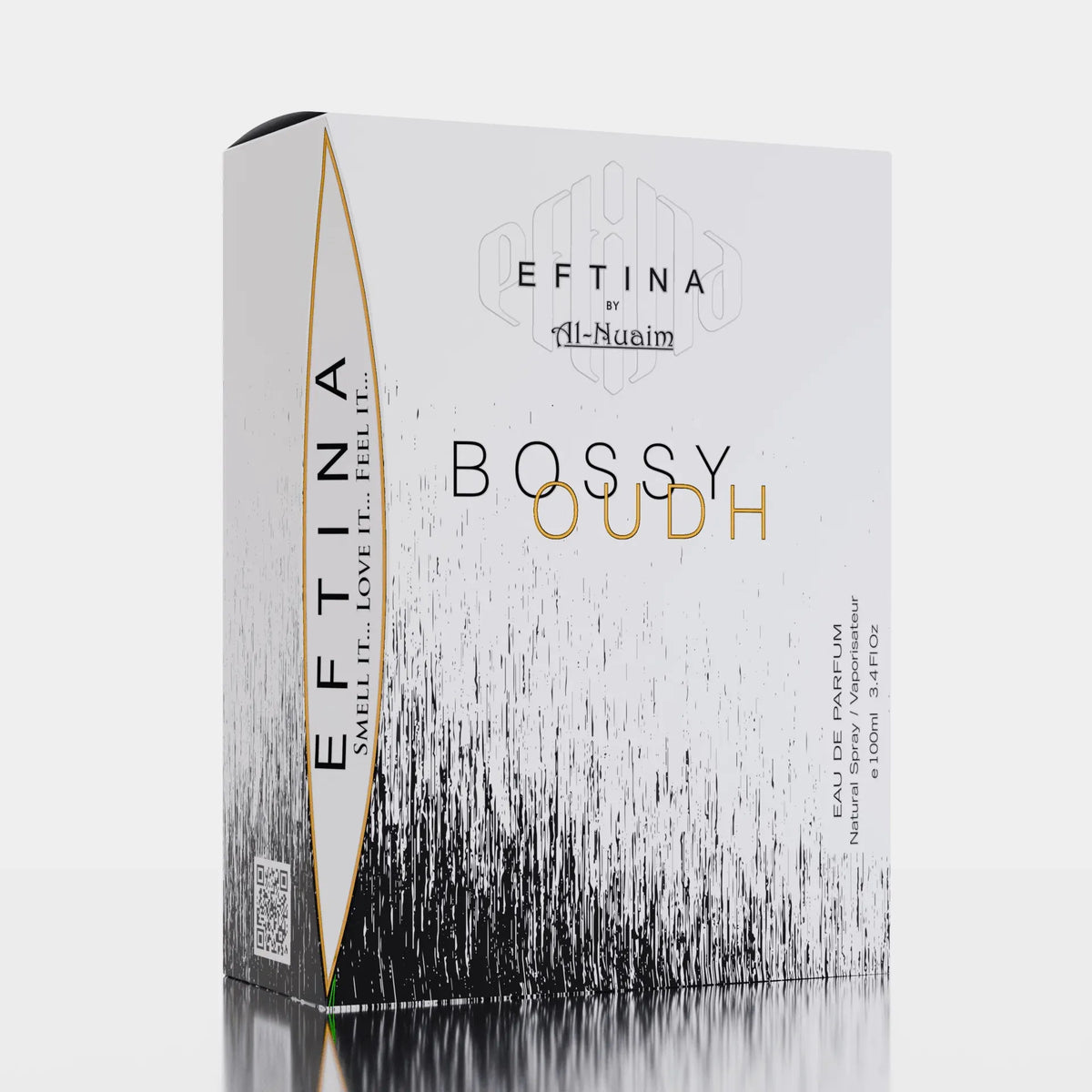 Al Nuaim Bossy Oudh Nuaim Eau de Parfum 100ml bottle, alternate view 1
