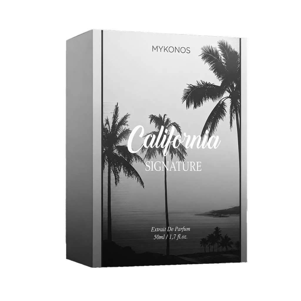 Mykonos California Signature Eau de Parfum 50ml in its presentation box