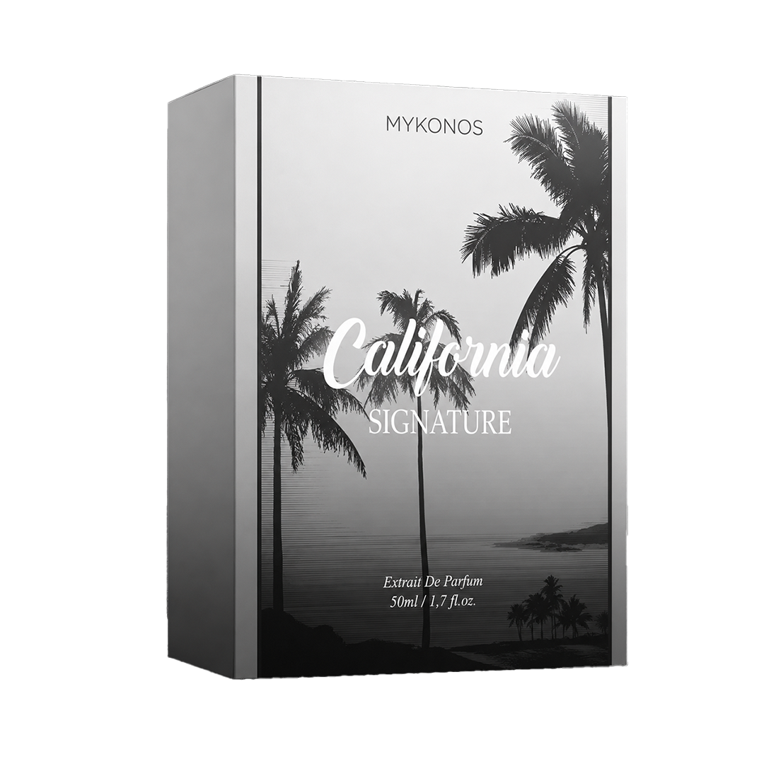 Mykonos California Signature Eau de Parfum 50ml in its presentation box
