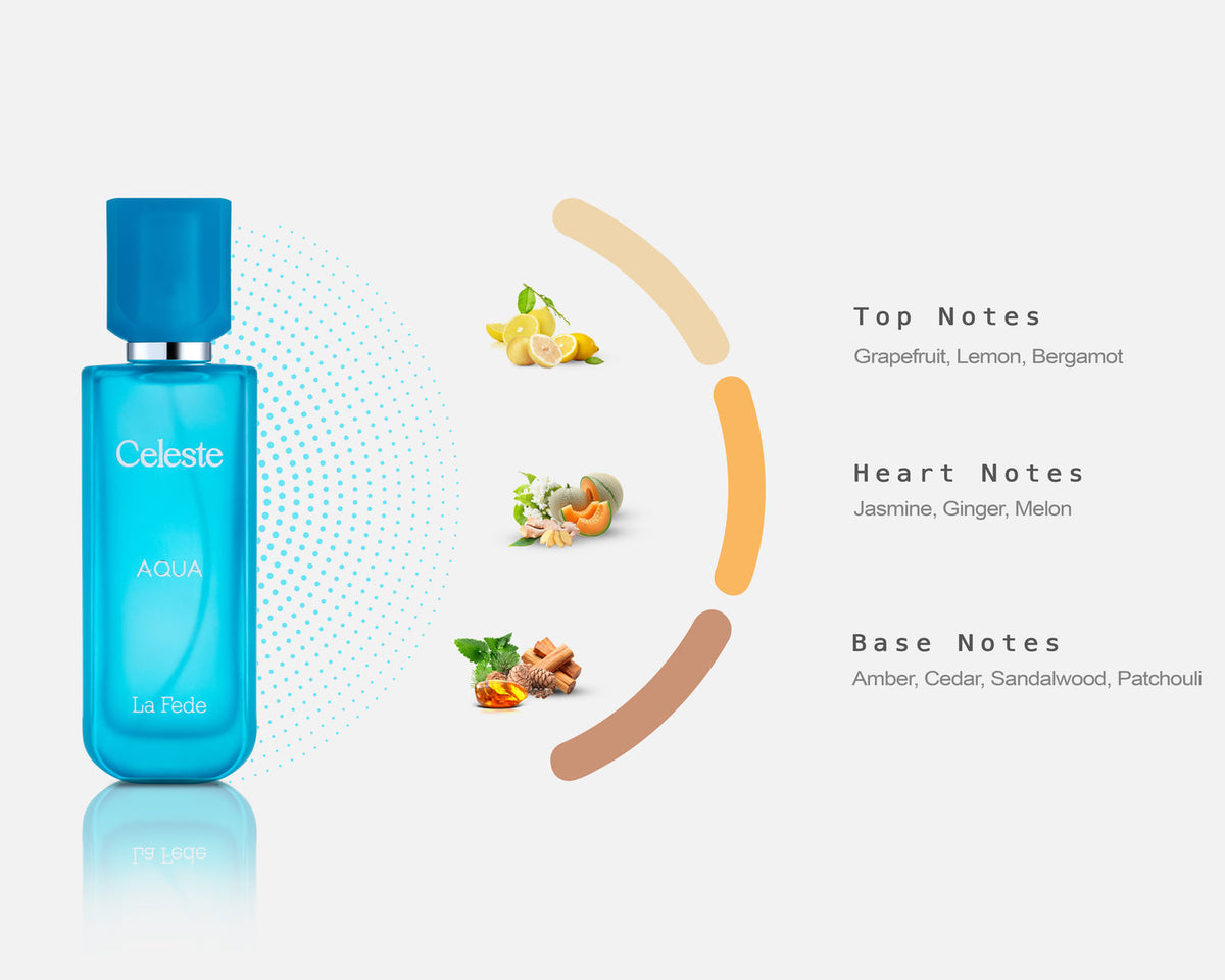 Khadlaj Celeste Aqua Eau de Parfum 100ml bottle, alternate view 2