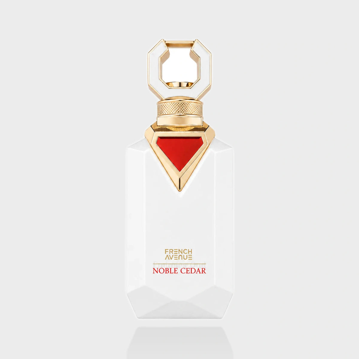 French Avenue Noble Cedar eau de parfum 100ml bottle on its own