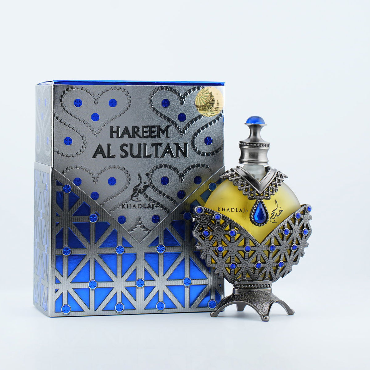 Khadlaj Hareem Al Sultan Blue Perfume Oil 35ml bottle