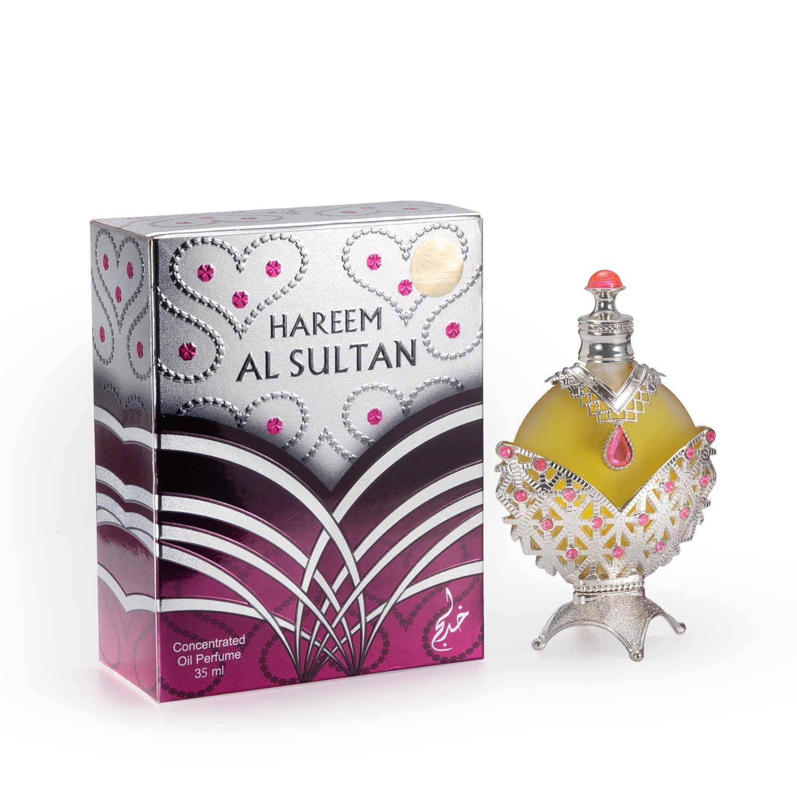 HAREEM AL SULTAN PINK6291107976488SILVER 35ML ATAR - KHADLAJ (5)