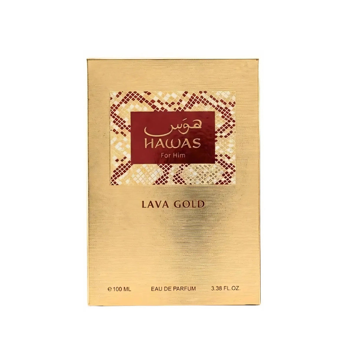 Rasasi Hawas Lava Gold Eau de Parfum 100ml bottle, alternate view 4