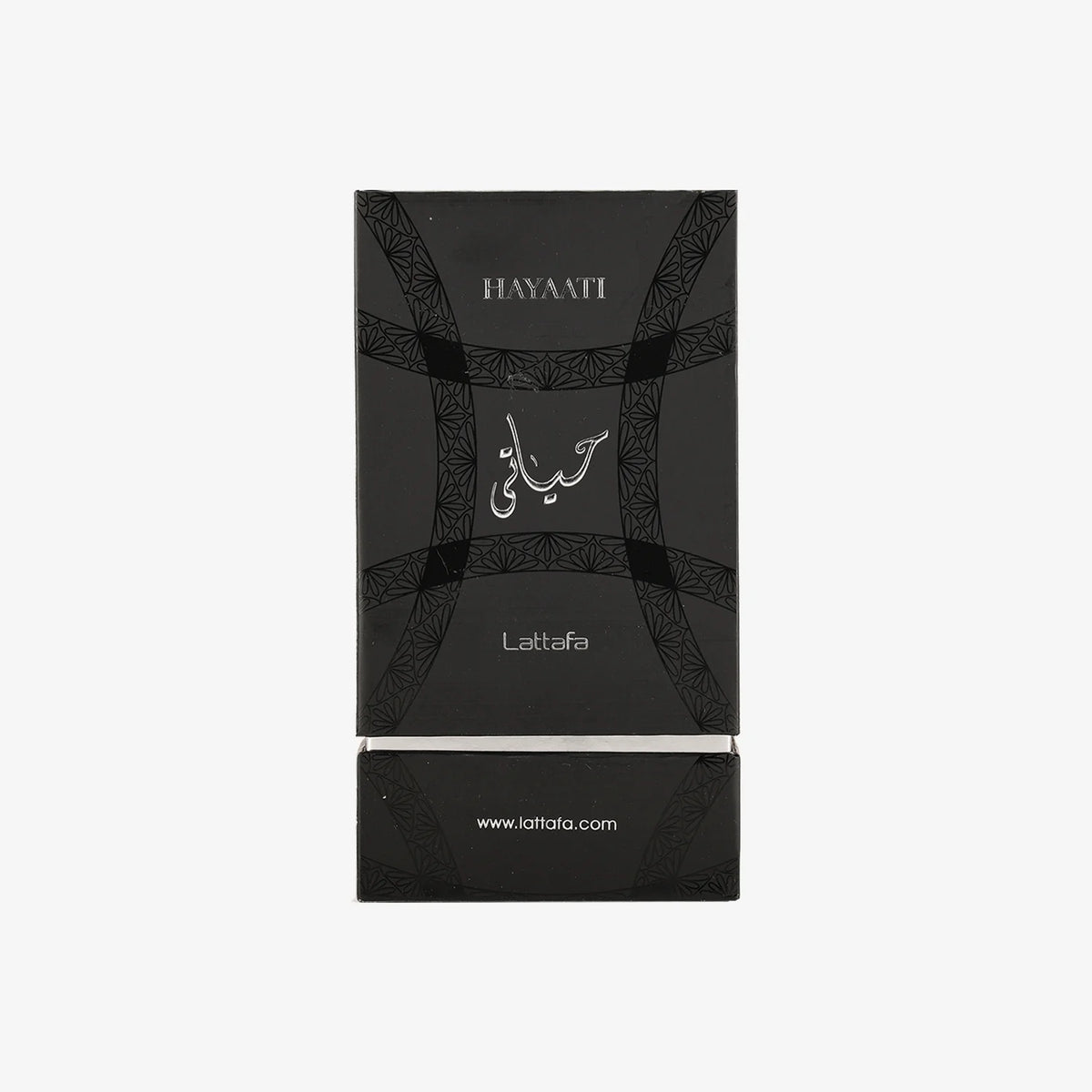 Lattafa Hayaati Black Eau de Parfum 100ml bottle, alternate view 2
