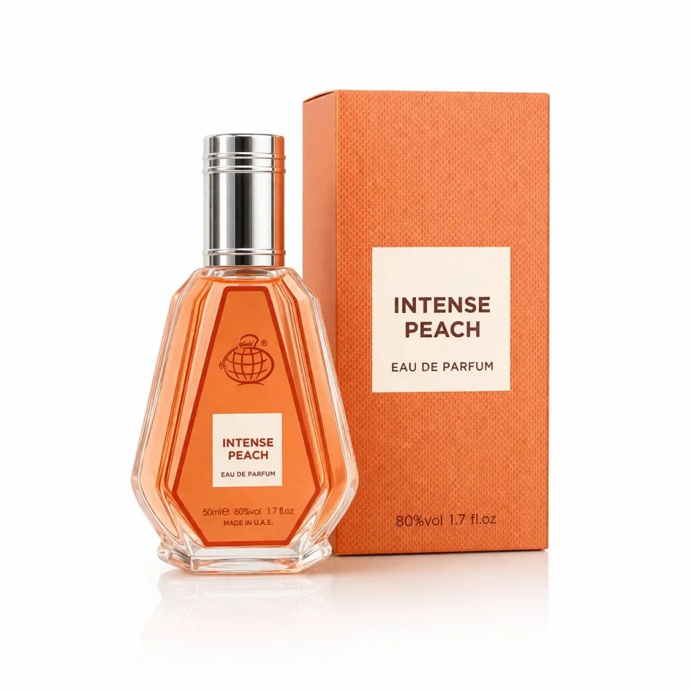 Intense Peach by Fragrance World Eau de Parfum 50ml bottle, alternate view 5