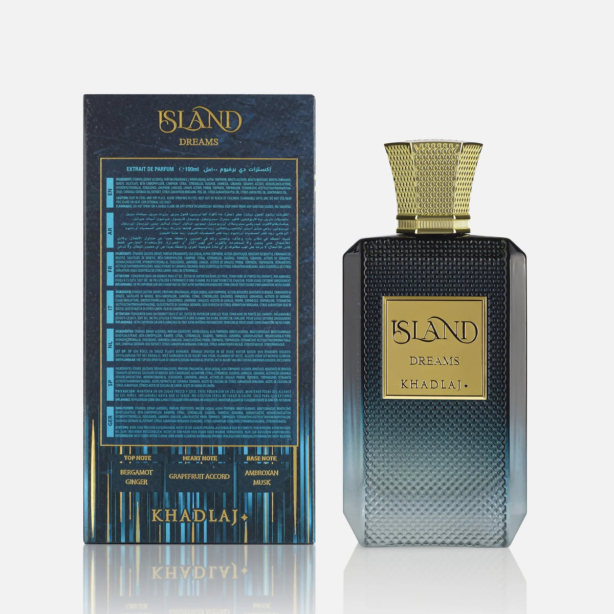 Khadlaj Island Dreams Eau de Parfum 100ml bottle, alternate view 3