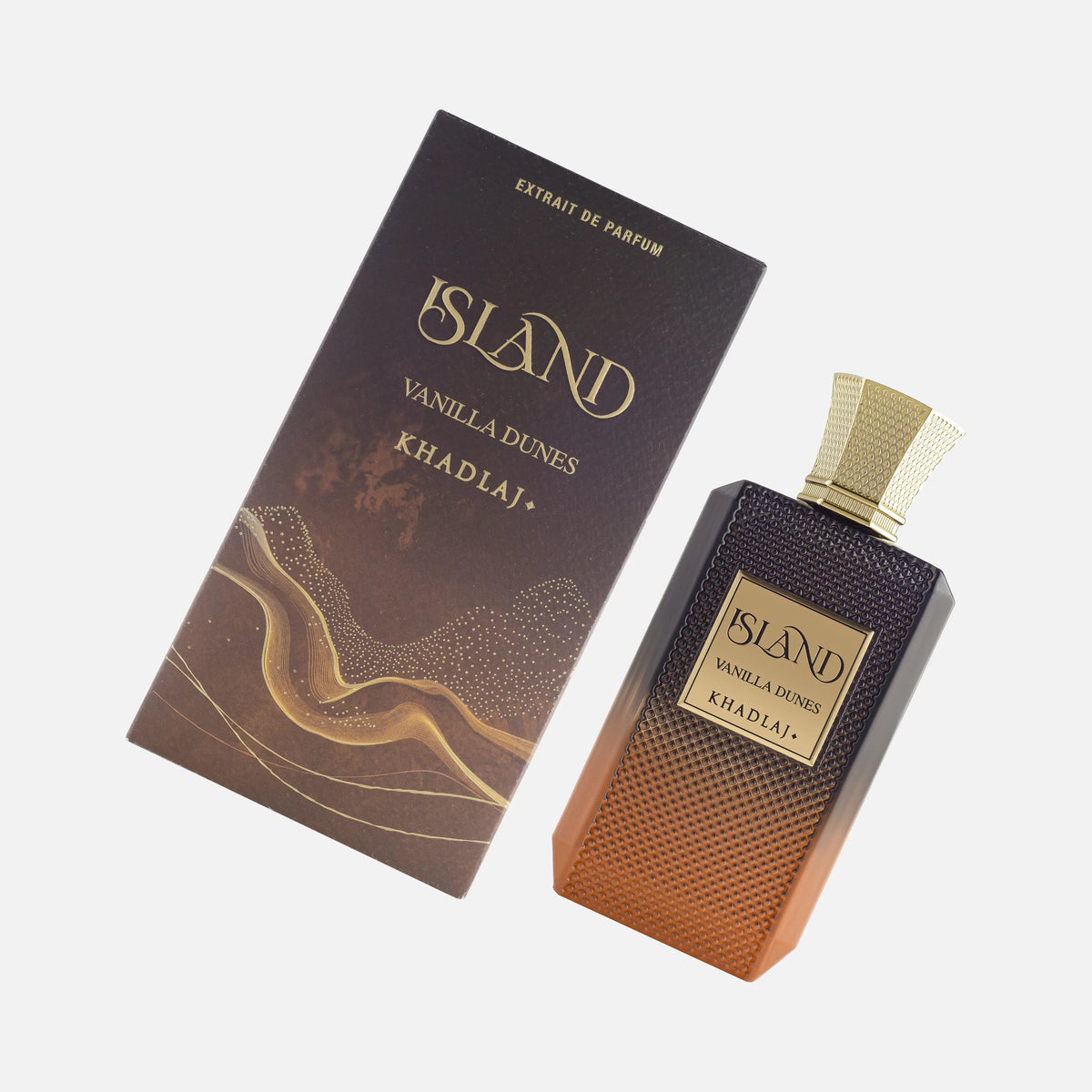 Khadlaj Island Vanilla Dunes Eau de Parfum 100ml bottle, alternate view 6
