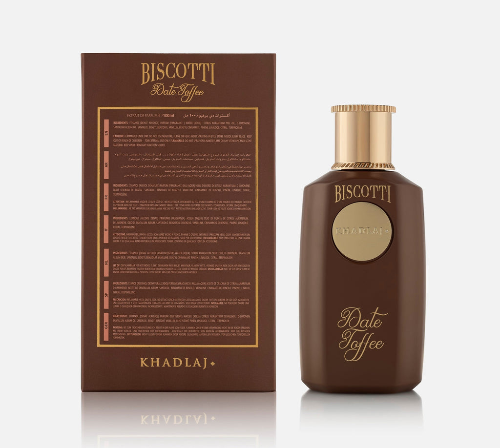 Khadlaj Biscotti Date Toffee Extrait De Parfum – 100ML