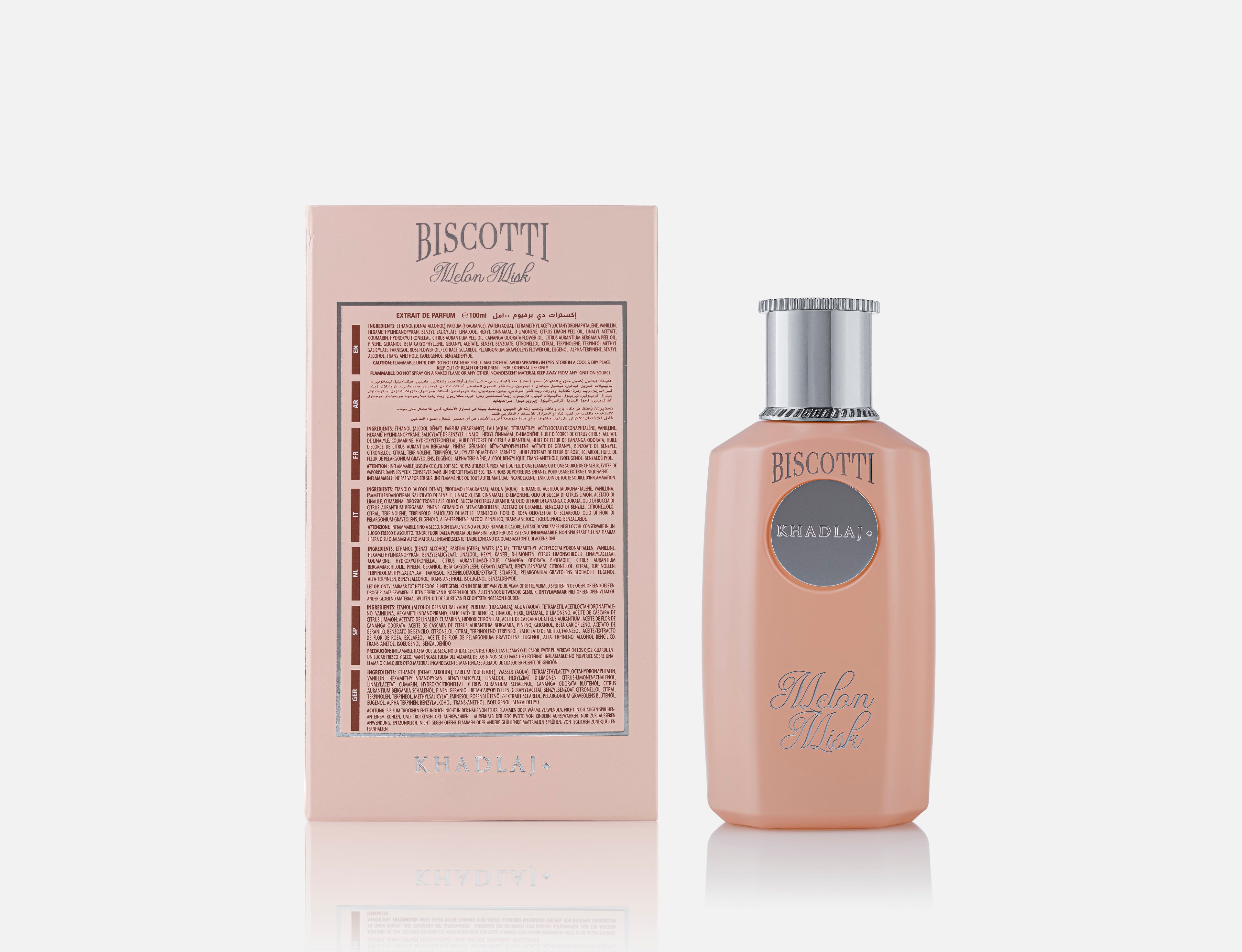Khadlaj Biscotti Melon Misk Extrait De Parfum – 100ML