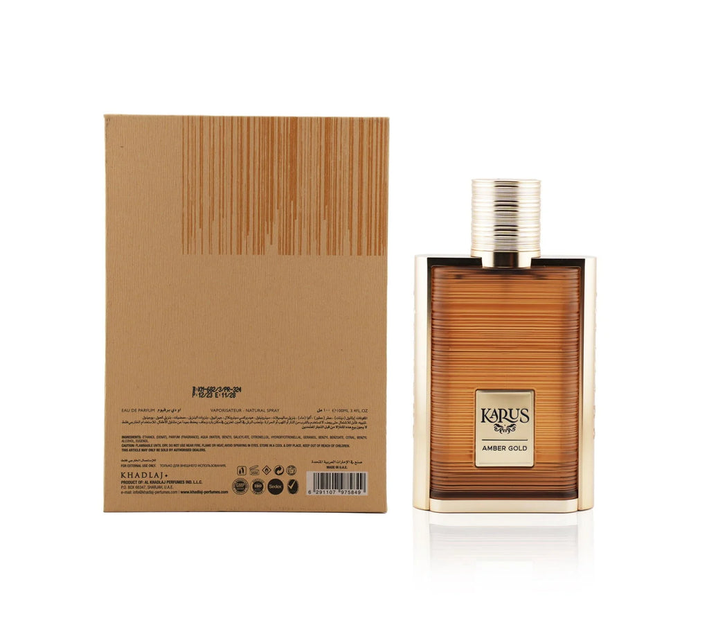 Khadlaj Karus Amber Gold Eau de Parfum – 100ML