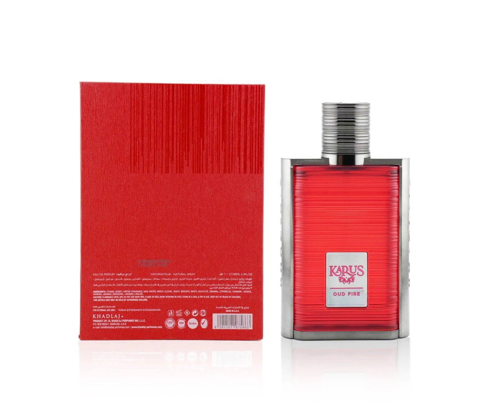 Khadlaj Karus Oud Fire Eau de Parfum – 100ML
