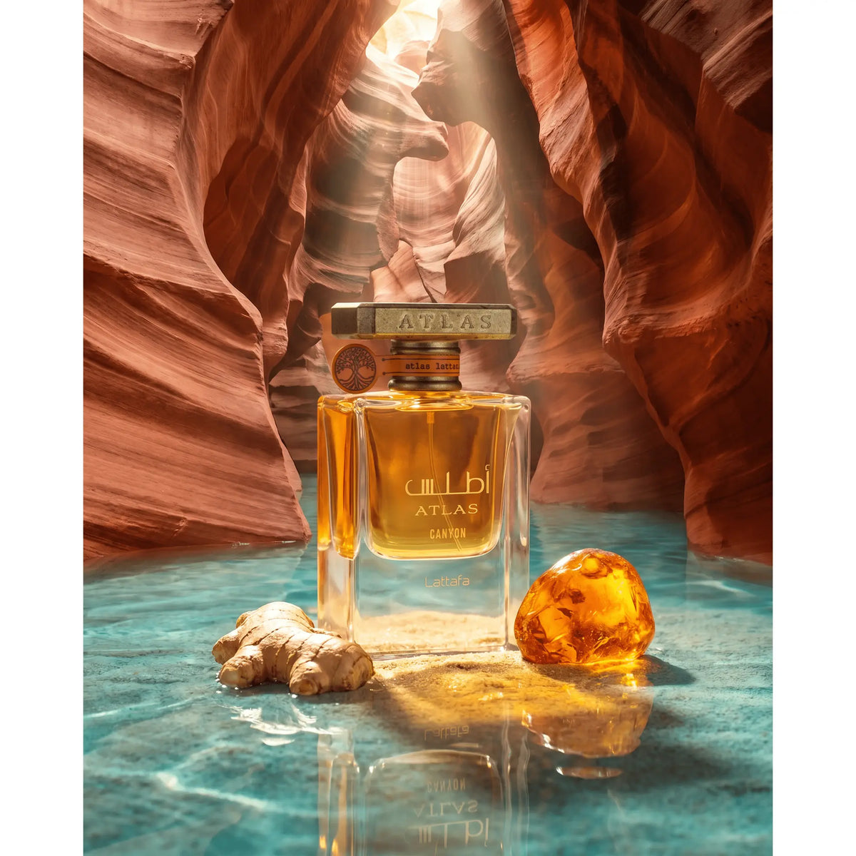 Lattafa Atlas Canyon eau de parfum 55ml bottle, alternate view 4