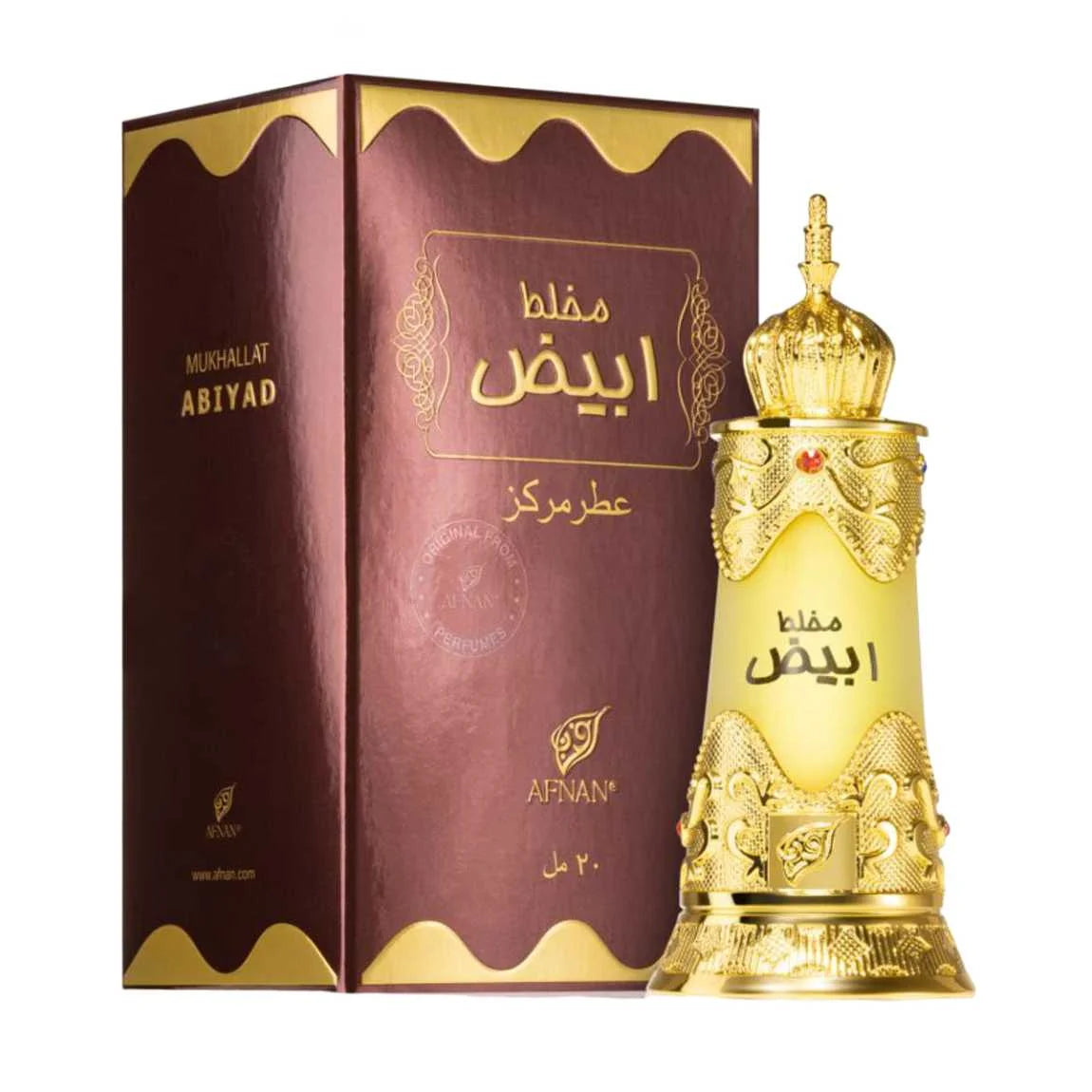 MUKHALLAT ABIYAD ATAR 20ML - AFNAN