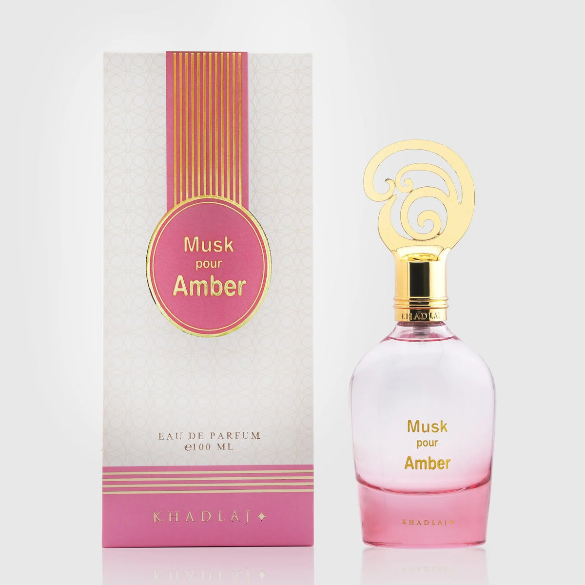 Khadlaj Musk Pour Amber Eau de Parfum 100ml bottle