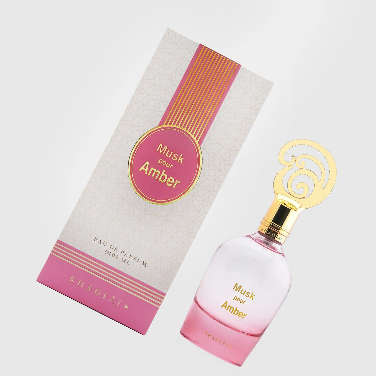 Khadlaj Musk Pour Amber Eau de Parfum 100ml bottle, alternate view 2