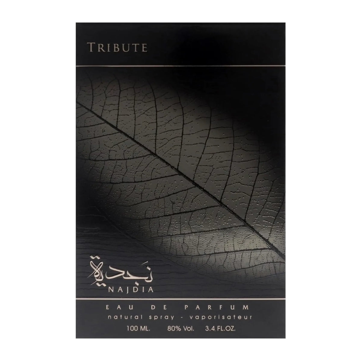 Lattafa Najdia Tribute Eau de Parfum 100ml bottle, alternate view 1