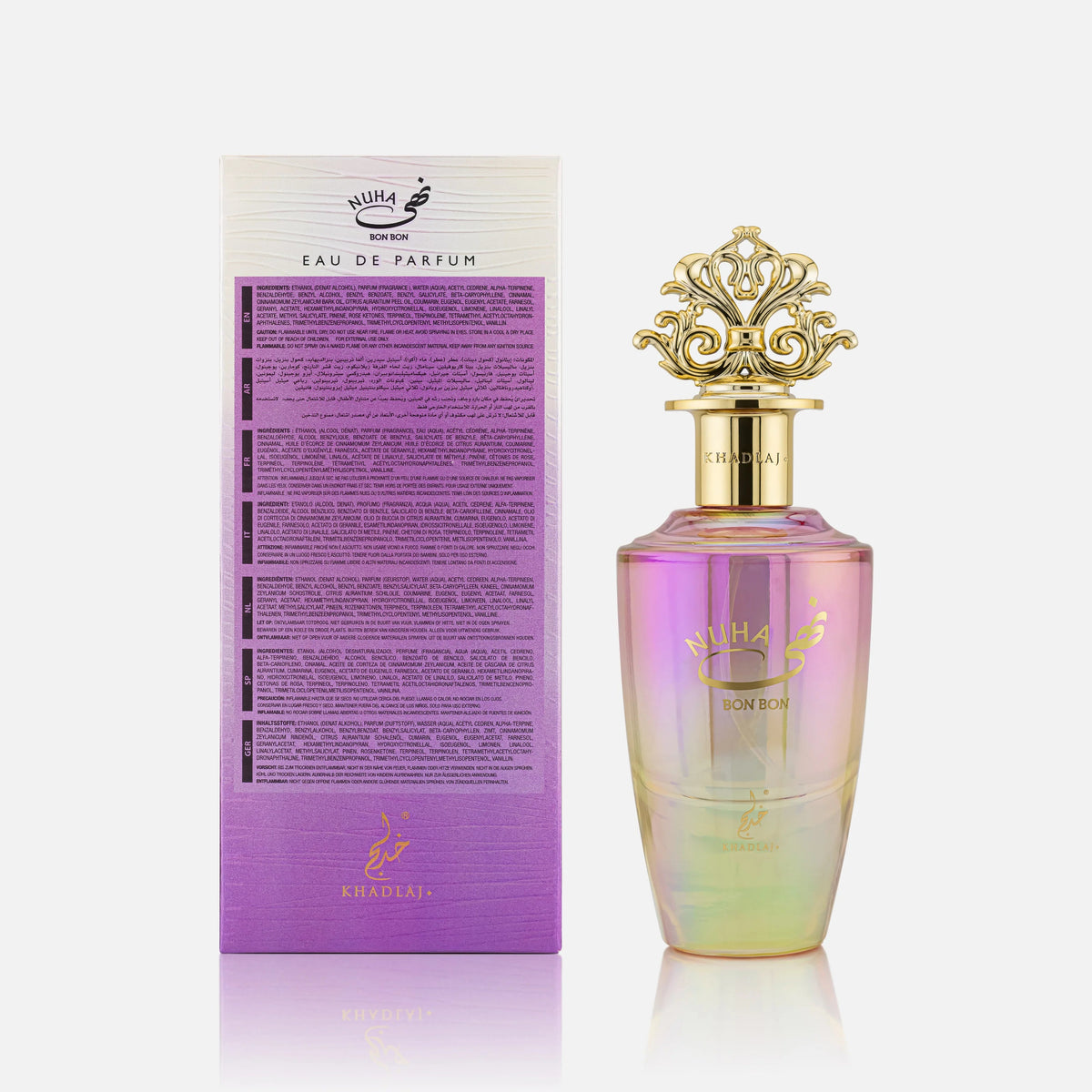 Khadlaj Nuha Bon Bon Eau de Parfum 85ml bottle, alternate view 4