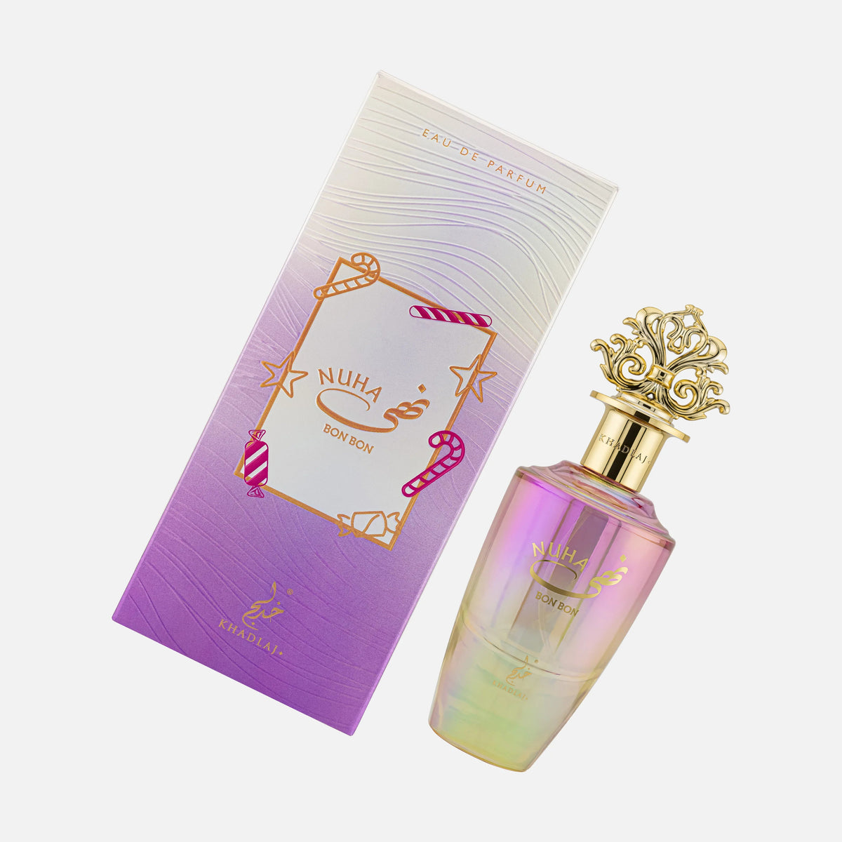 Khadlaj Nuha Bon Bon Eau de Parfum 85ml bottle, alternate view 3
