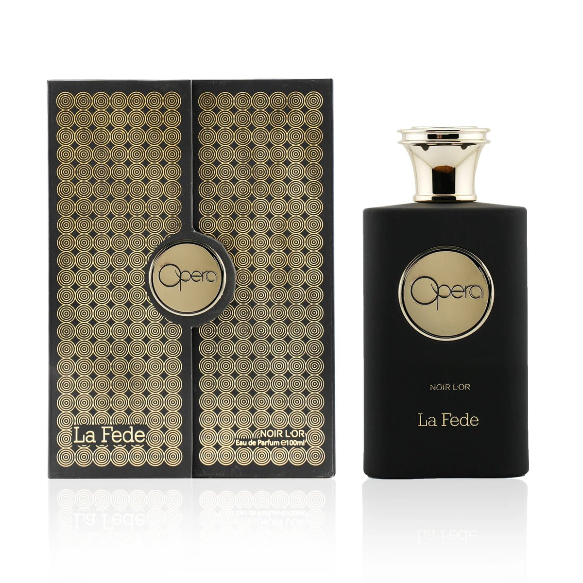 Khadlaj La Fede Opera Noir L'Or Eau de Parfum 100ml bottle