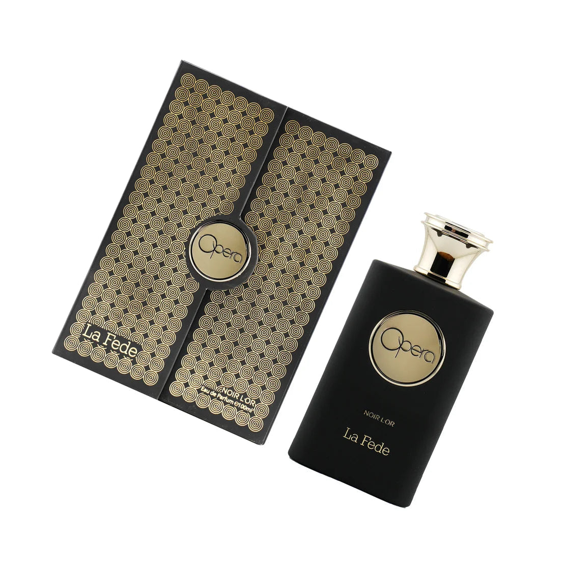 Khadlaj La Fede Opera Noir L'Or Eau de Parfum 100ml bottle, alternate view 2