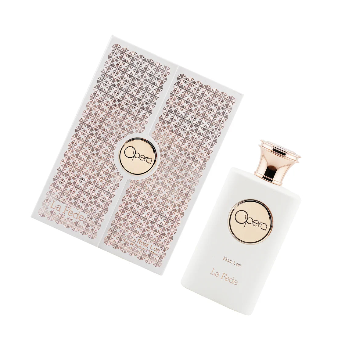 Khadlaj La Fede Opera Rose L'Or Eau de Parfum 100ml bottle, alternate view 2