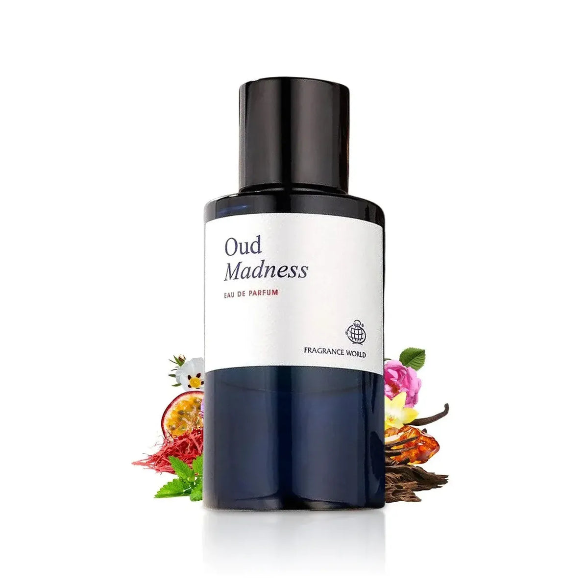 Oud Madness by Fragrance World Eau de Parfum 60ml bottle, alternate view 5