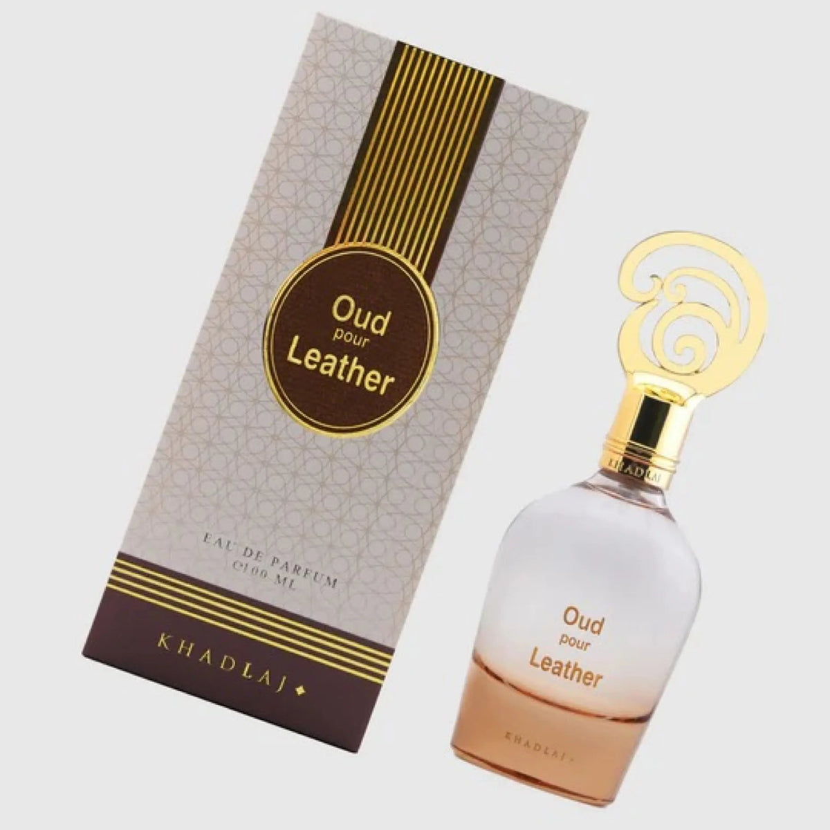 Khadlaj Oud Pour Leather Eau de Parfum 100ml bottle, alternate view 2
