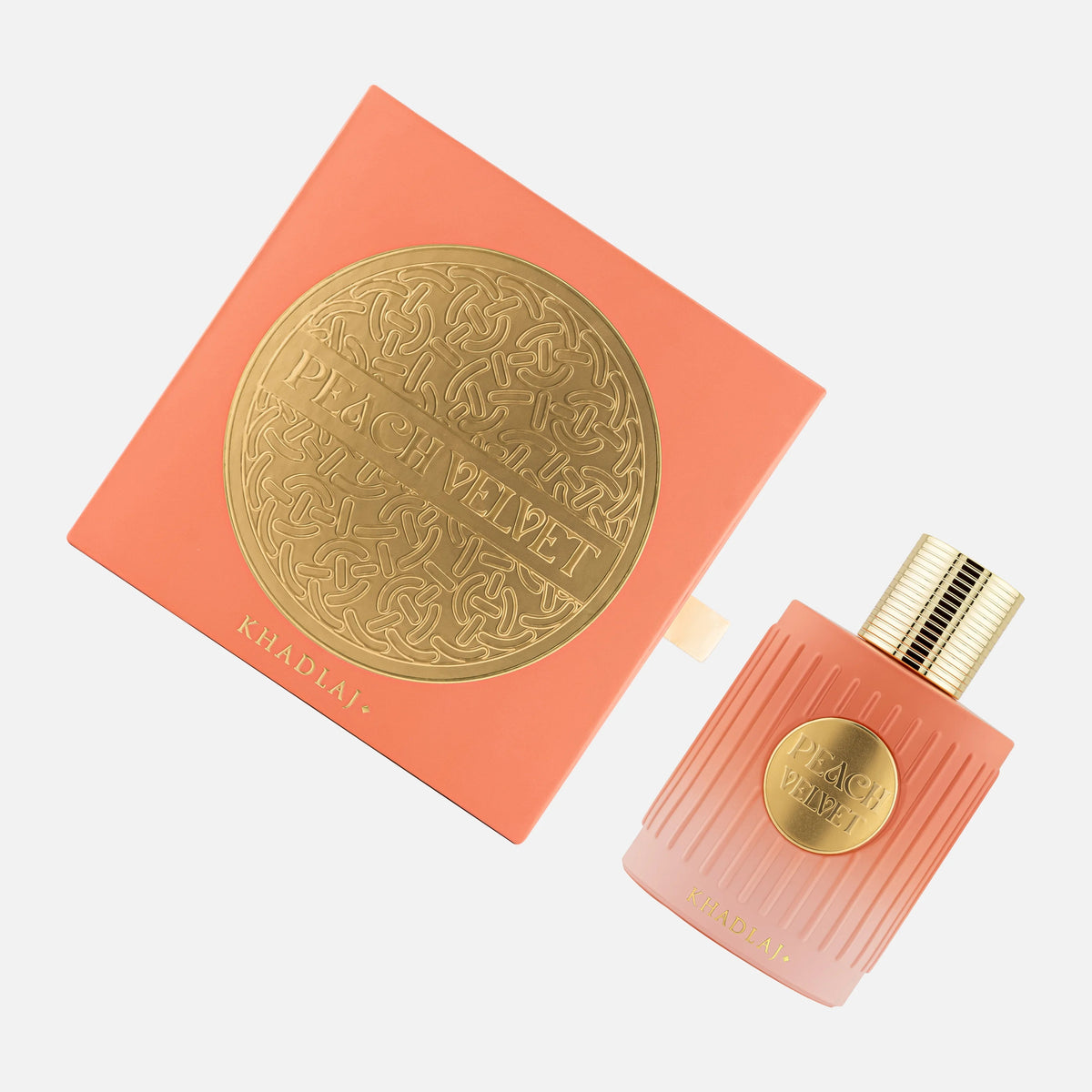 Khadlaj Peach Velvet Eau de Parfum 100ml bottle, alternate view 2