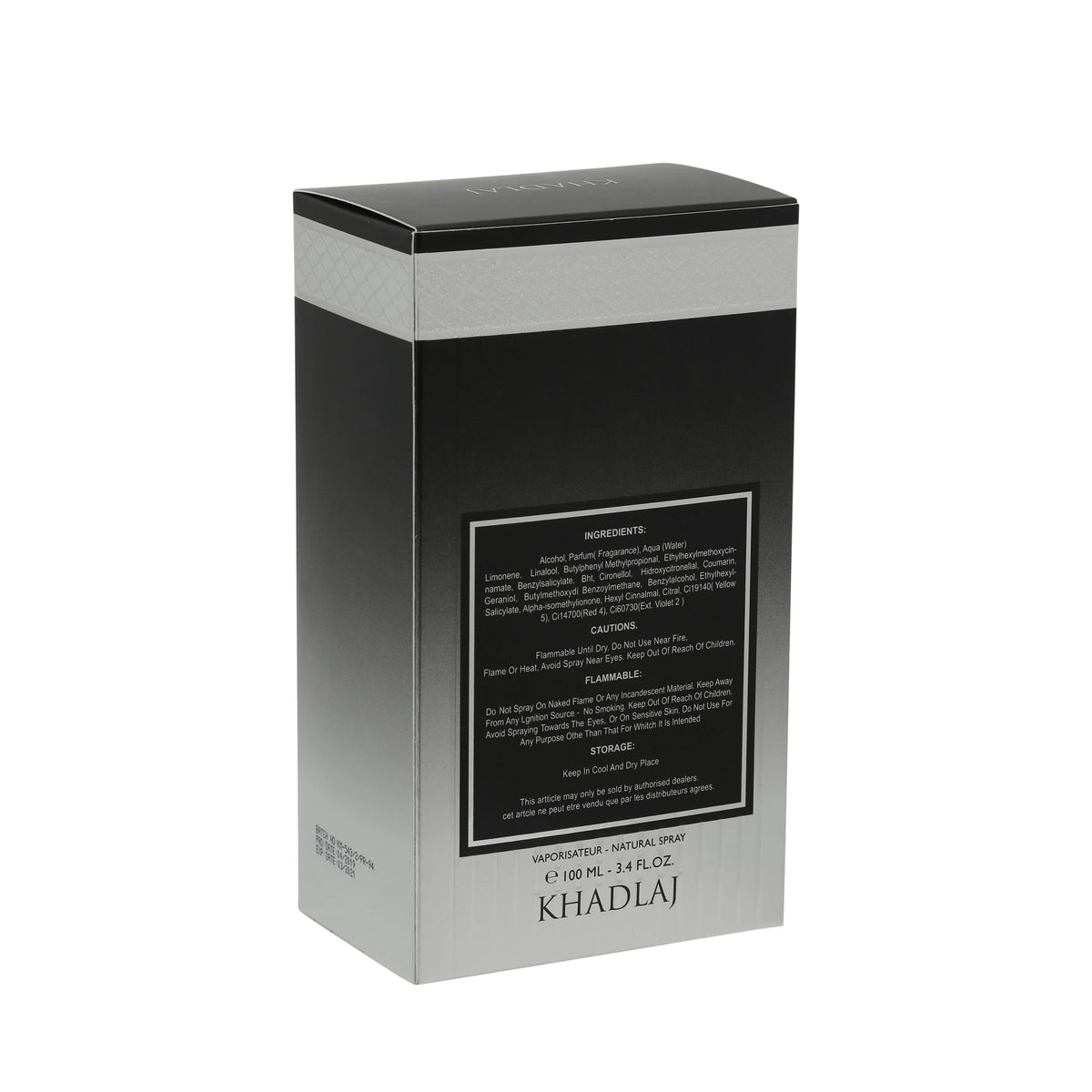Khadlaj Musk Pure Musk Blend Eau de Parfum 100ml bottle, alternate view 3