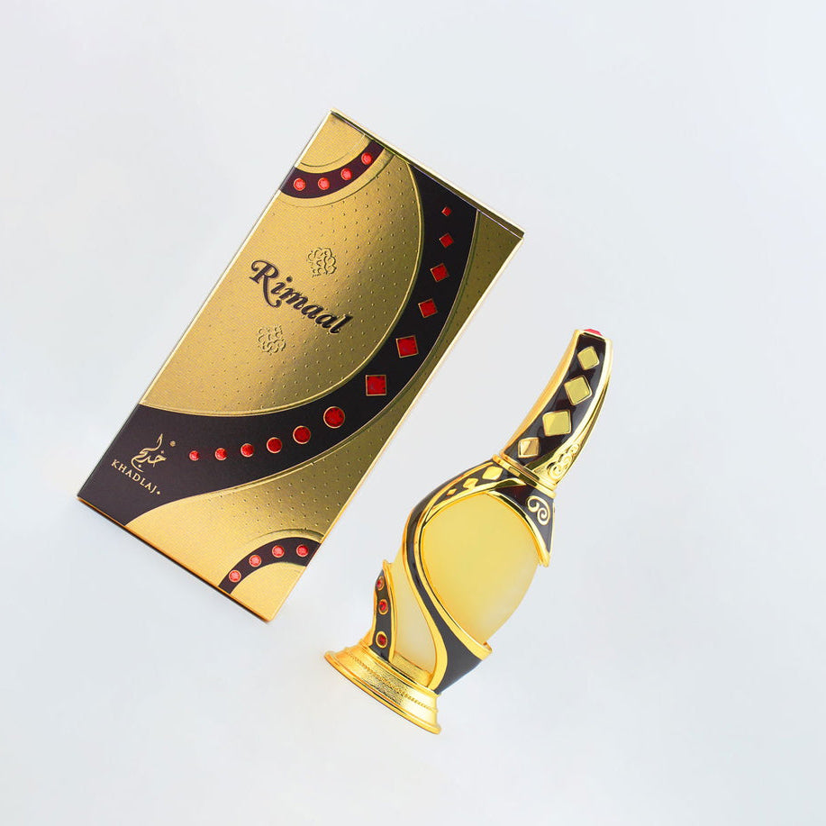 Khadlaj Rimaal Brown Perfume Oil 15ml bottle, alternate view 2