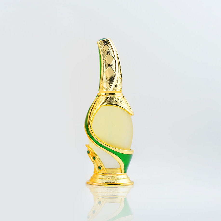 Khadlaj Rimaal Green Perfume Oil 15ml bottle, alternate view 1