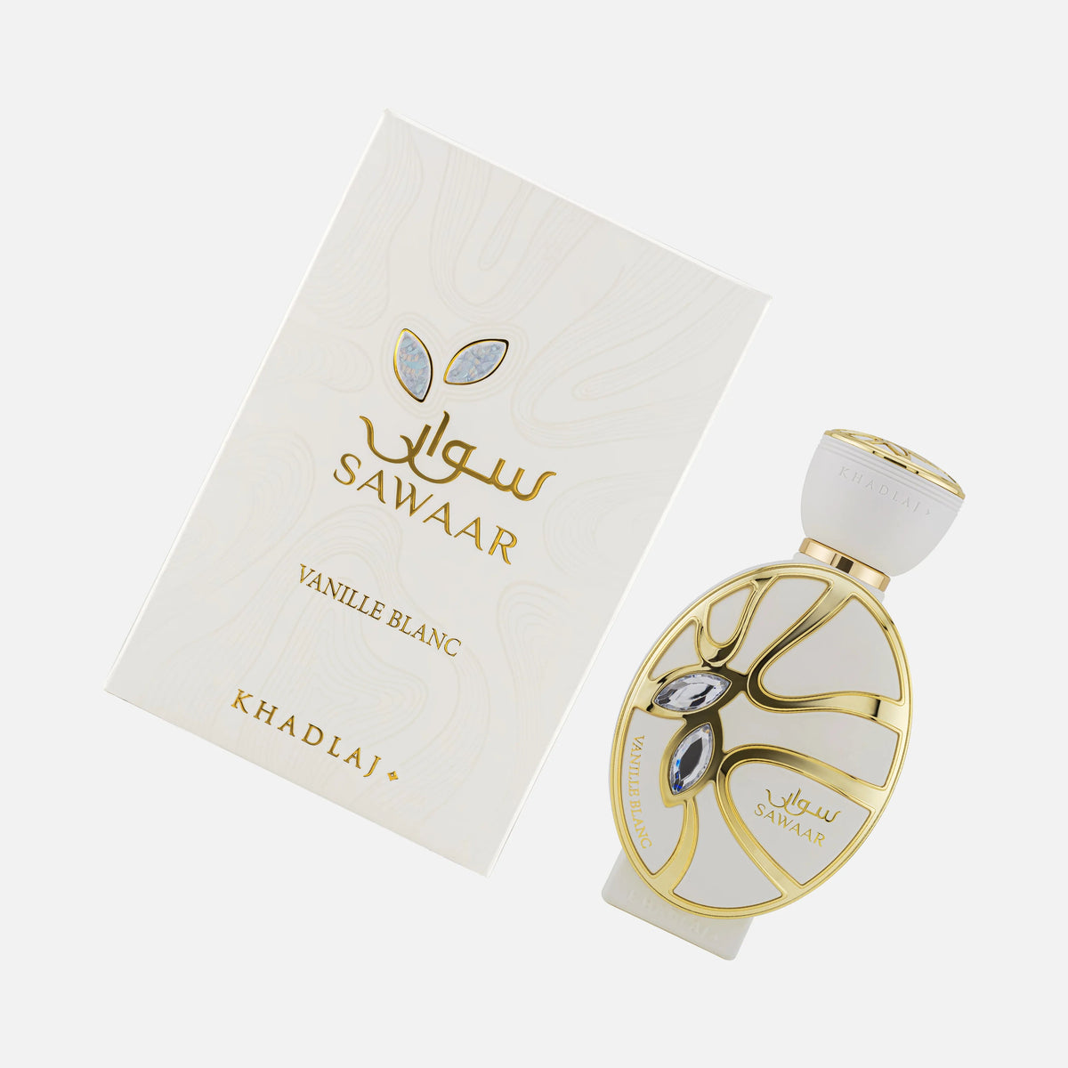 Khadlaj Sawaar Vanille Blanc Eau de Parfum 100ml bottle, alternate view 3